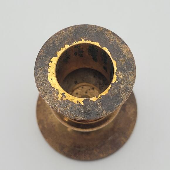 Brass Candlestick 2.5" Tall Removable Base - Picture 3 of 9